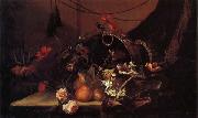 MONNOYER, Jean-Baptiste Flowers and Fruit Spain oil painting reproduction